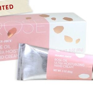 2X New Sealed Trader Joe's Rose Oil Ultra Moisturizing Hand Cream